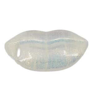 Stella McCartney Soft Rubber 3D Lips iPhone 6 Case CLEAR Glitter